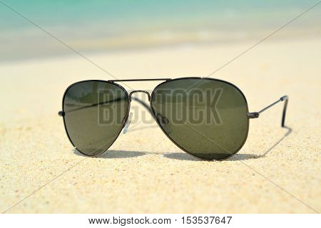 Sunglasses on the beach Karon in Tailand