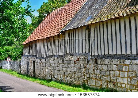 Sahurs France - june 22 2016 : the Marbeuf manor