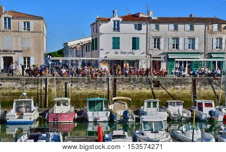 La Flotte France - september 25 2016 : the picturesque port
