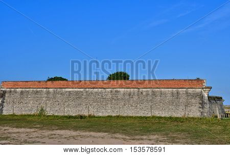 La Flotte France - september 25 2016 : the La Pree fort build by Vanban