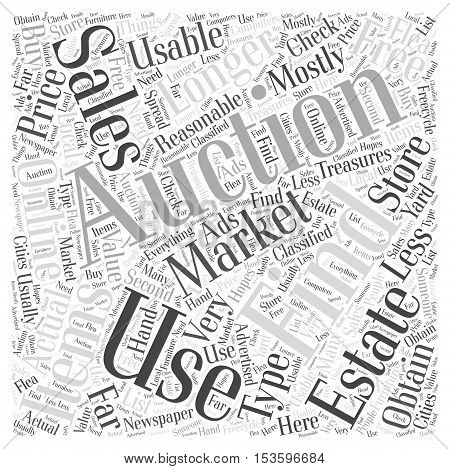Where can you buy items in good condition but for little money word cloud concept