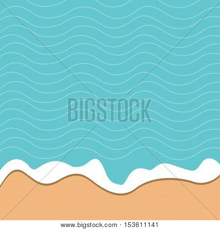 vector abstract  illustration summer, sand and sea background