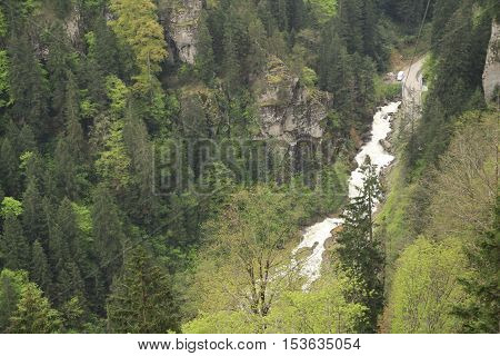 Ayder Plateau with an elevation of 1350m along the Black Sea in Turkey