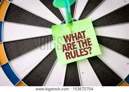 What Are The Rules?