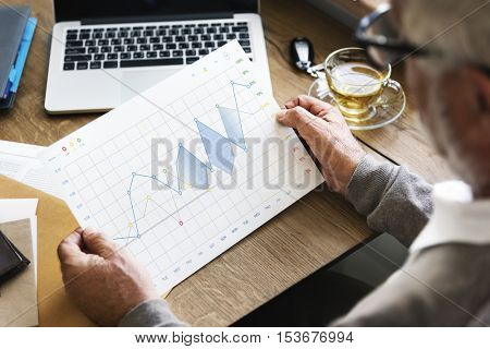 Report Analysis Progress Chart Concept