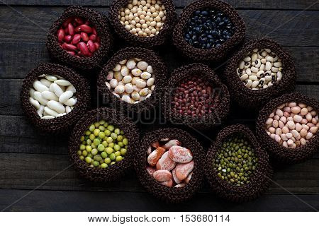 Collection Of Bean, Fiber Food Make Heart Health