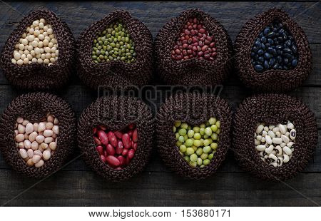 Collection Of Bean, Fiber Food Make Heart Health