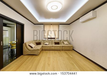 Russia,Moscow region -  living room interior design in luxury country house