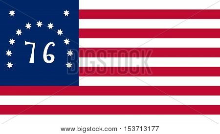 The Bennington flag is a version of the American flag associated with the American Revolution Battle of Bennington from which it derives its name.