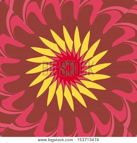 Artistic bright energy background in round shape. Can be used for brochures flyers as web site background etc.