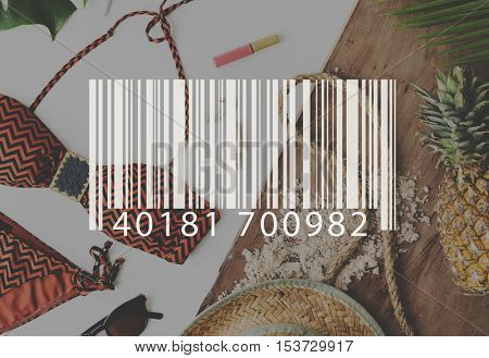 Barcode Badage Banner Scan Graphic Concept
