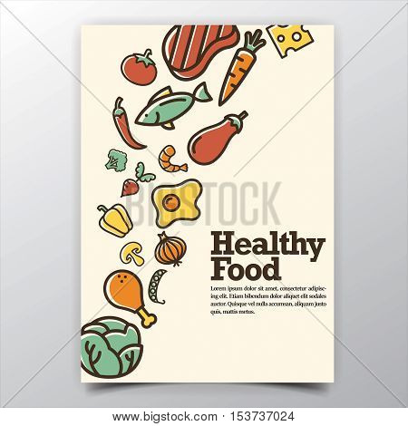 This poster is suitable attached to the stores that sell food or supermarket
