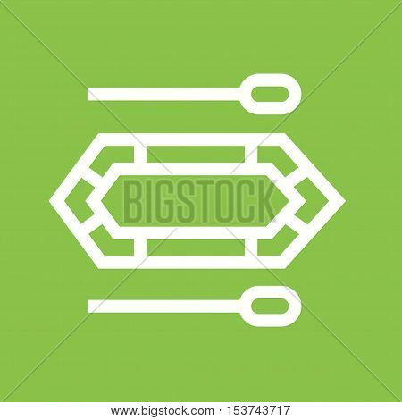 Boat, lake, dinghy icon vector image. Can also be used for vehicles. Suitable for use on mobile apps, web apps and print media.