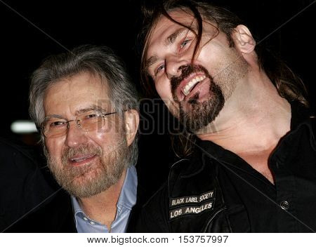 Tobe Hooper and Andrew Bryniarski at the Los Angeles premiere of 'The Texas Chainsaw Massacre: The Beginning' held at the Grauman's Chinese Theater in Hollywood, USA on October 5, 2006.