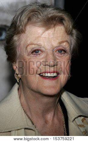 Angela Lansbury at the Los Angeles premiere of 'The Queen' held at the Academy of Motion Picture Arts and Sciences in Beverly Hills, USA on October 3, 2006.