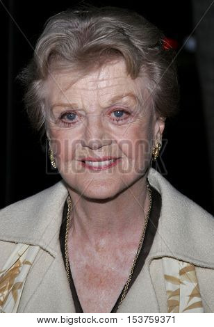 Angela Lansbury at the Los Angeles premiere of 'The Queen' held at the Academy of Motion Picture Arts and Sciences in Beverly Hills, USA on October 3, 2006.