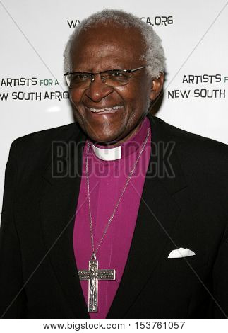 Archbishop Desmond Tutu at the Archbishop Desmond Tutu's 75th Birthday Party held at the Regent Beverly Wilshire Hotel in Beverly Hills, USA on September 18, 2006.