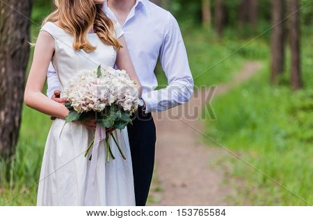 wedding in the forest