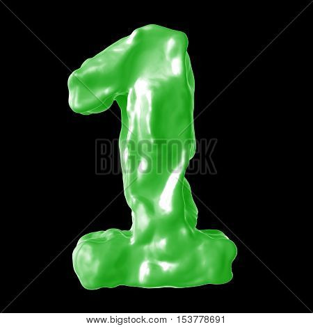 number 1 milk on a black background