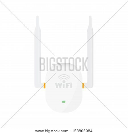 Wireless Access Point Concept By Have Two Antenna