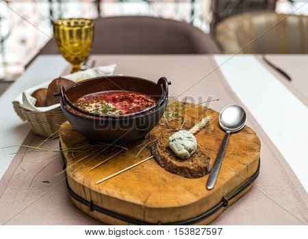 supply the national soup in a restaurant