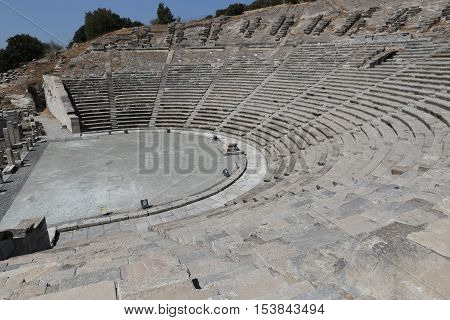 Theatre Of Halicarnassus In Bodrum, Turkey
