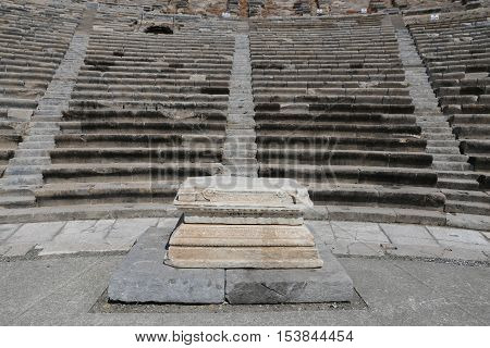 Theatre Of Halicarnassus In Bodrum, Turkey