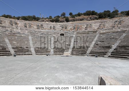 Theatre Of Halicarnassus In Bodrum, Turkey
