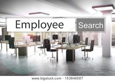 websearch new grey search button employee 3D Illustration