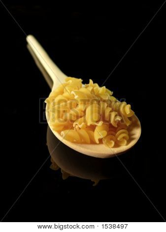Pasta og spiseskefuld