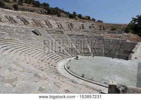 Theatre Of Halicarnassus In Bodrum, Turkey