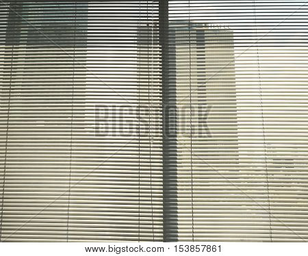 Window Grey Metallic Jalusie Sunblinds Background Office