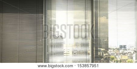 Window Grey Metallic Jalusie Sunblinds Background Office