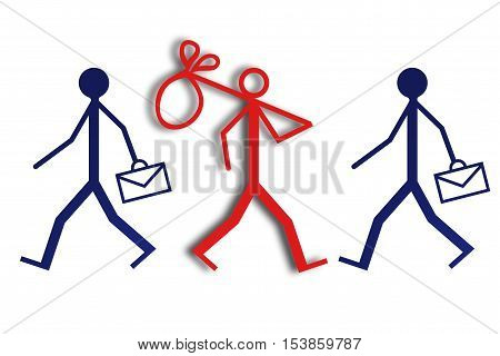 Employment and unemployment: out of work job search