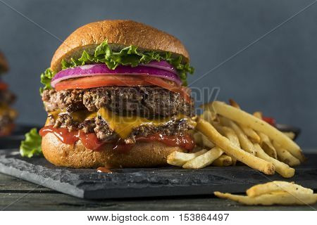 Homemade Cheese Smash Burger