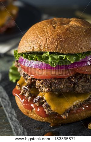 Homemade Cheese Smash Burger