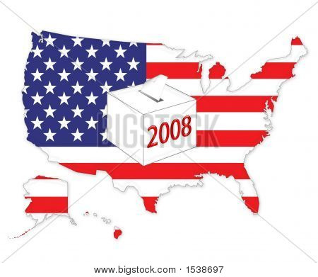 Americano de las elecciones de 2008