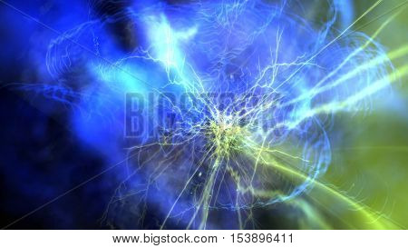 Digital Illustration Of A Mystic Scene