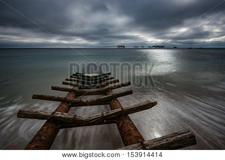 Before the summer storm in Shabla, Bulgaria