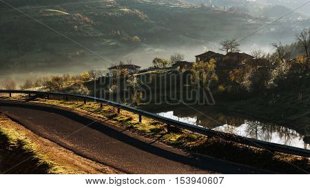 Borovitsa village in the spring, Eastern Rhodopes, Bulgaria