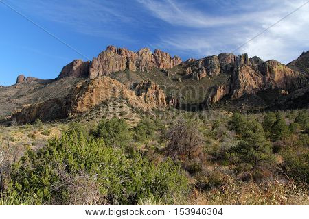 Chisos Mountains Landscape, Big Bend National Park, Texas