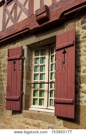 Architecture of St Michael's Mount Normandy France