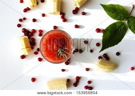 diet of watermelon smoothie banana and cranberry
