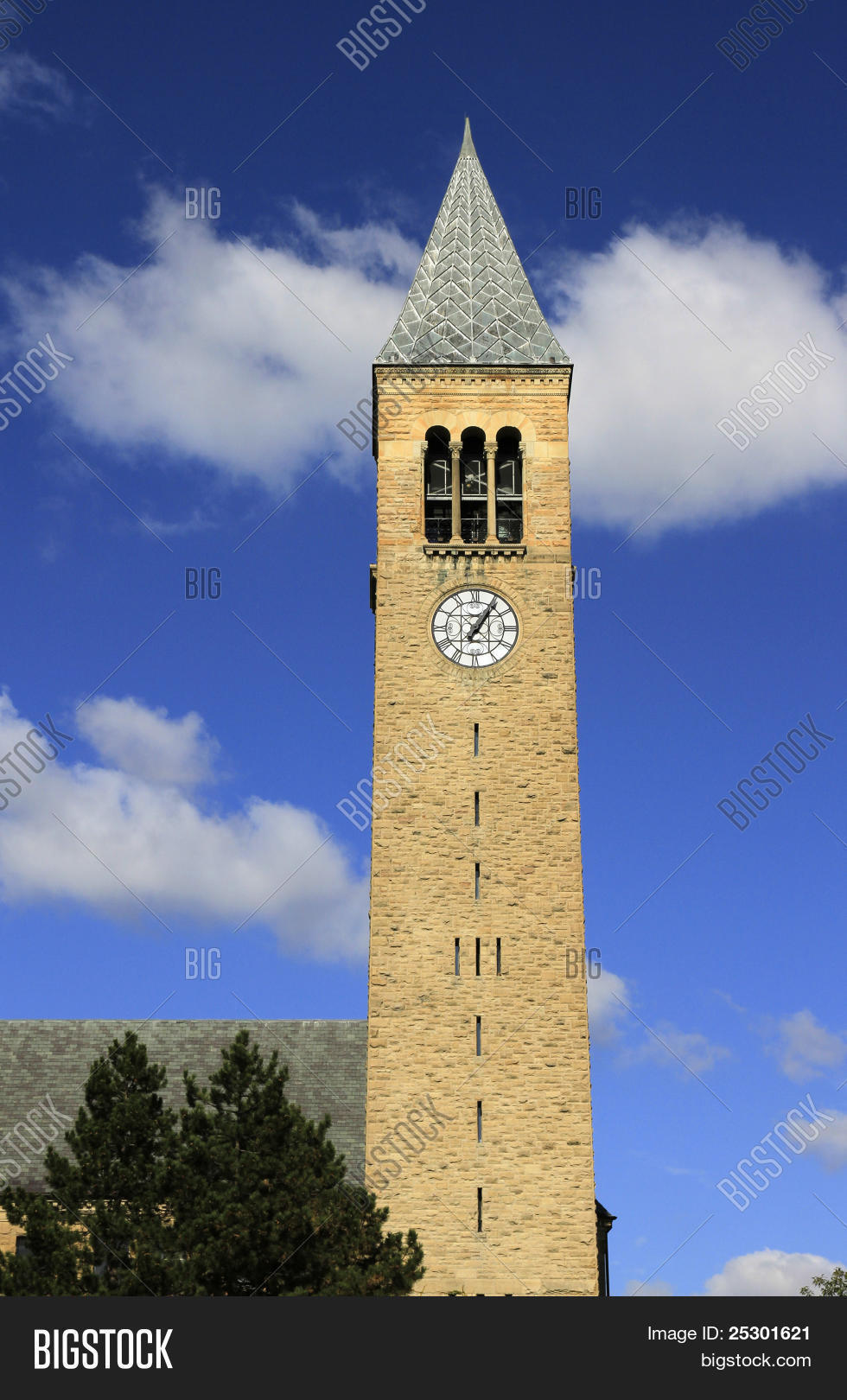Clock Tower Cornell Image & Photo (Free Trial) Bigstock