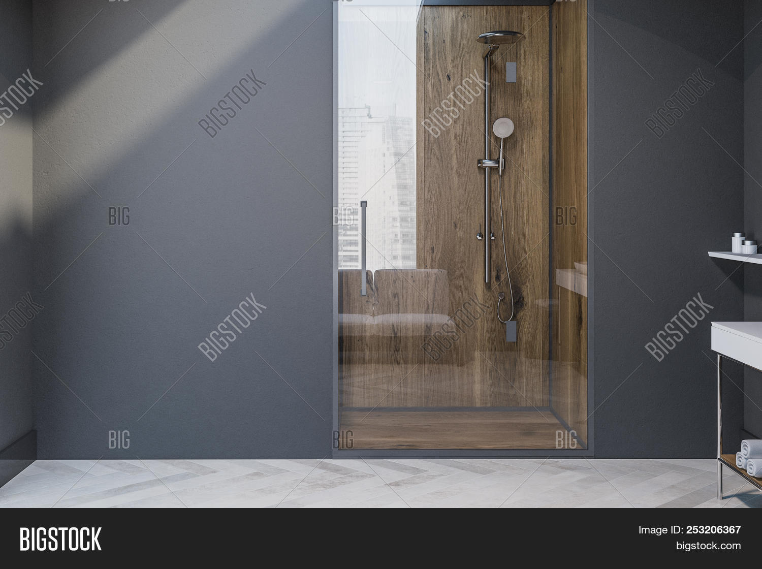 Scandinavian Bathroom Image Photo Free Trial Bigstock