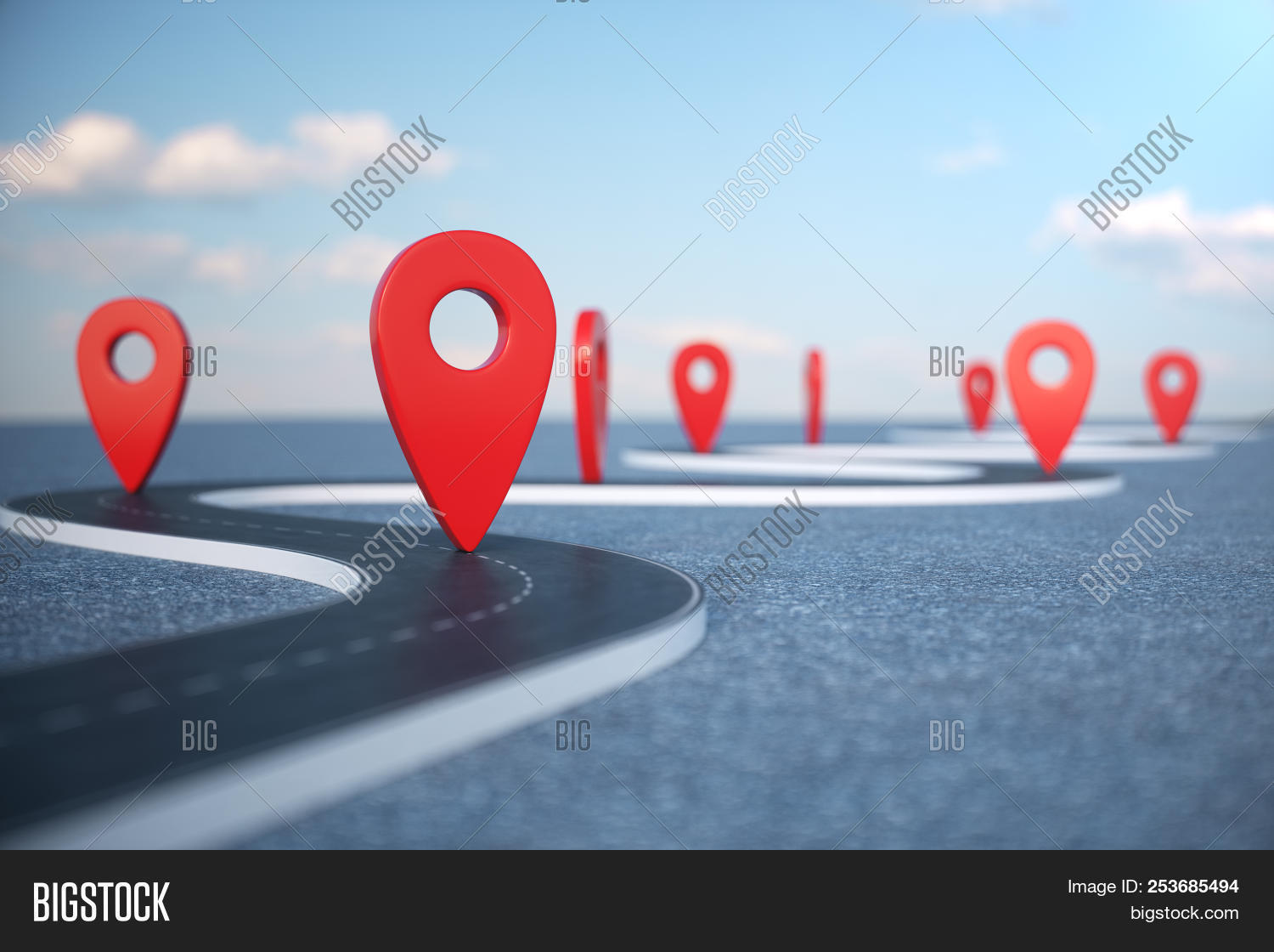 Road Way Location Image & Photo (Free Trial) Bigstock