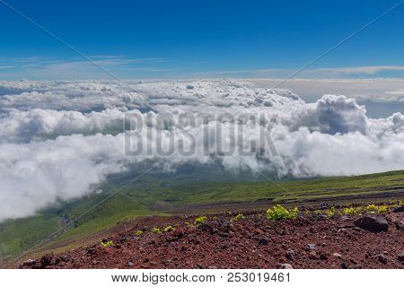 Mt. Fuji Climbing,yoshida Trail  For Descent, Japan