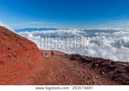 Mt. Fuji Climbing,yoshida Trail  For Descent, Japan