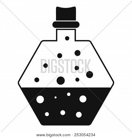 Boiling Potion Icon. Simple Illustration Of Boiling Potion Icon For Web Design Isolated On White Bac
