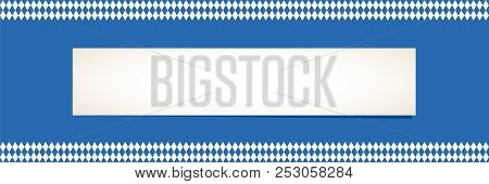 German Bavarian Autumn Festival Note Vector Illustration Eps10